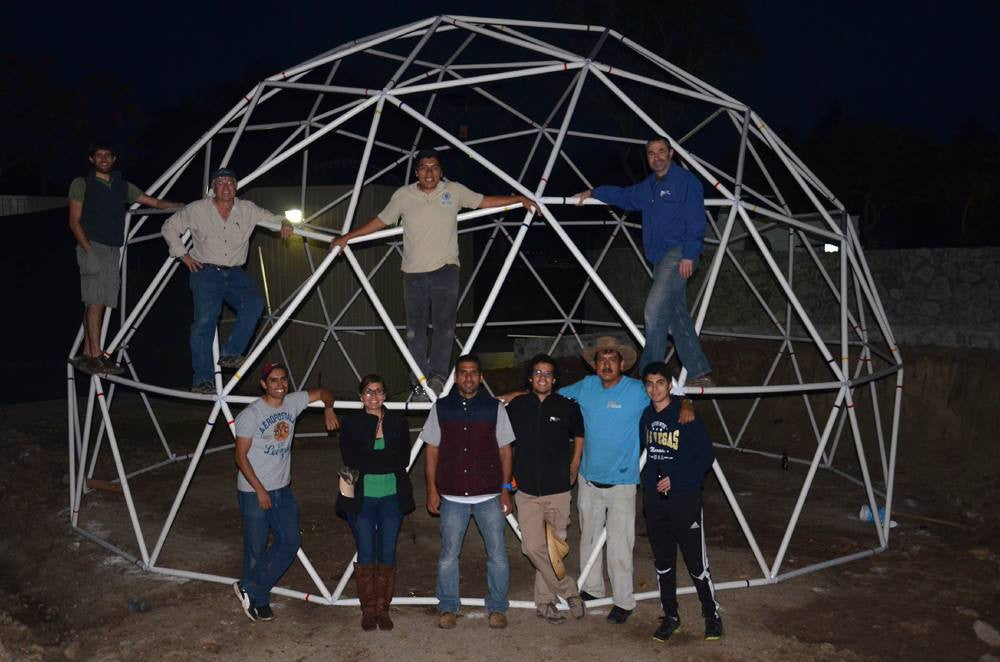 Building a Geodesic Dome Using Hubs and PVC