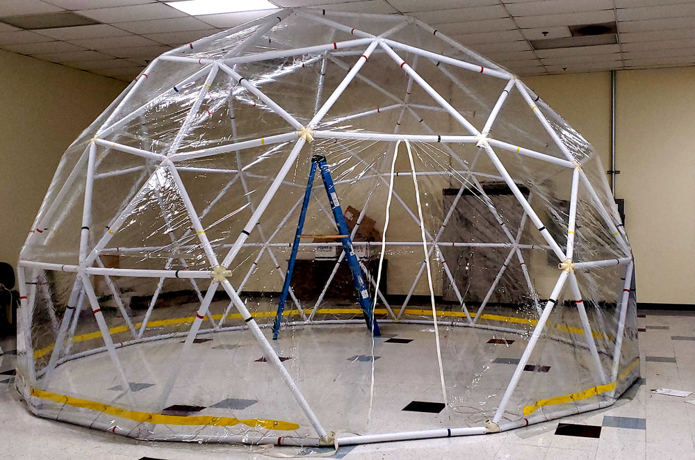 All clear cover for a event dome
