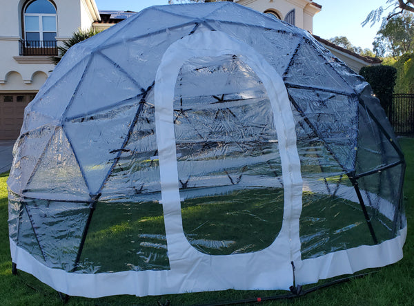 Bubble Dome/Igloo Clear Replacement Cover With Door