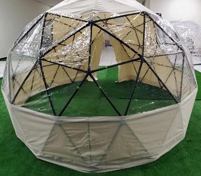 Testing a Sonstar mini glamping dome cover