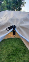 Mini Glamping Dome Standard 1/2 Inch PVC Hub + Strut + Cover + Floor Kit