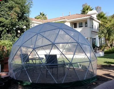 Pre-Owned Standard Bubble Dome 1/2 Inch PVC Hub + Strut + Cover Kits