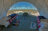 5 Meter Glamping Dome - Mega Hub + 1 Inch PVC Strut + Cover Kit