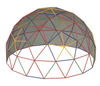 18' 3V 5/9 1" Mega Dome With Cover