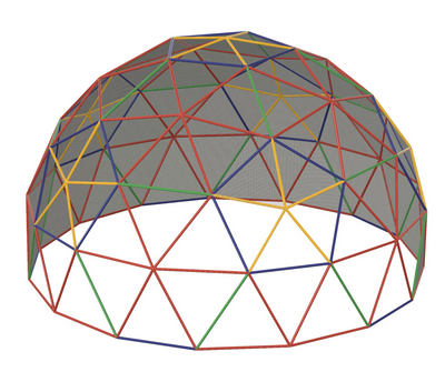 18' 3V 5/9 1" Mega Dome With Cover