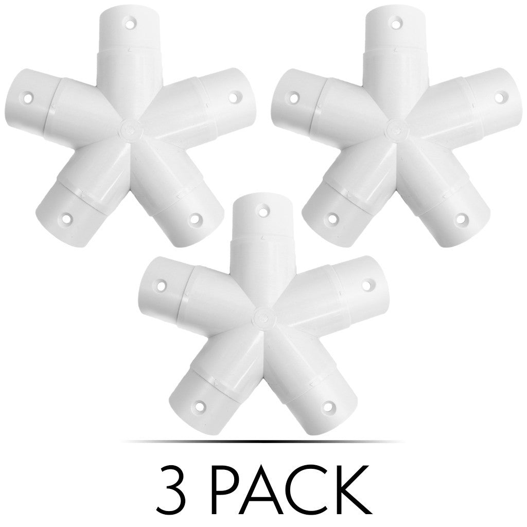 5-Star Mega Hub Connector for Geodesic Domes - Sonostarhub
