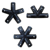 Standard Hub Connectors - Standard Hub Dome Connector Sample Pack - Black